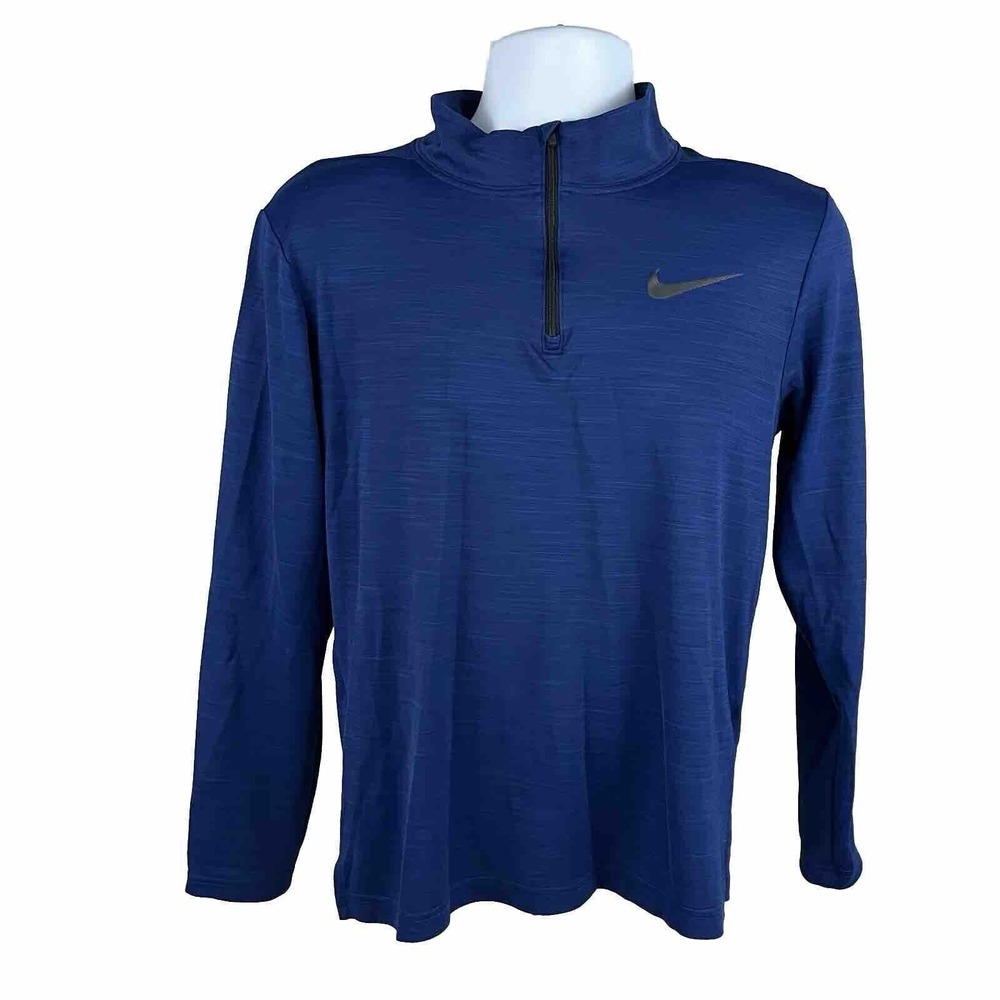 Nike Dri-Fit 1/4 Zip Mock Neck Running Track Jacket‎ Men's Size Small